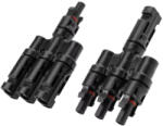 Anker Cablu conector de incarcare solara Anker Solix MC4 cu 3 porturi Negru (a24v5011)