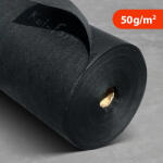  Geotextília fekete színű 50 g/m2 0, 8 x 25 m
