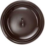  Emalia Olkusz Zománcozott Fedő - Barna - 24 cm (704508)