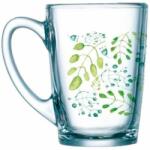 Luminarc New Morning Bögre - Zöld Növényi Minta - 320 ml (883314773354)