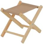 Patio Hampton összecsukható szék fából 36x31.5x34 cm bézs (5904134515902)