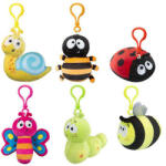  Plüss Rovar Kulcstartó - 6 db, 10 cm (85756)