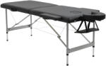 Homcom Masszázsasztal 186×71 cm - Hordozható, Állítható, székkel együtt