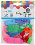 Party Go Színes Lufik - 20 db - 25 cm (11203)