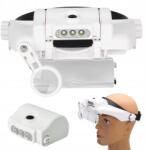  Nagyító Szemüveg 3 Lencsével és LED-es Megvilágítással