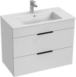 Jika h4537621763001 - Шкаф за баня cube с мивка, 80 см, бял (lf0245)