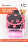 Flamingo kutyagumigyűjtő zacskó tartó pink 1 db