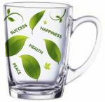 Luminarc New Morning Bliss Bögre - 320 ml - Levelek mintával (883314440775)