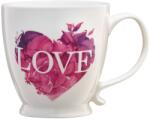 Ambition Love Virágos Szív Bögre - 400 ml (50949)