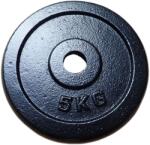  5 kg Öntöttvas Súlyzókorong - 25 mm Lyuk