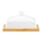 Ambition Natural vajtartó bambusz alátéttel fehér (5907078417165)