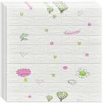 HOZRO 10 db-os HOZRO öntapadós 3D tapéta szett, téglautánzat modell, 5, 39 négyzetméter alapterületű, modern dizájn, nagyon könnyen felszerelhető, hőlégballon (TAPET57-10BUC)