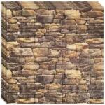 HOZRO 50 db-os HOZRO öntapadós 3D tapéta szett, téglautánzat modell, 26, 95 négyzetméter alapterületű, modern dizájn, nagyon könnyen felszerelhető, Krémkő (TAPET88-50BUC)