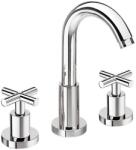 SAPHO - 3-lyukú mosdócsaptelep AXIA 23, 8 cm, fényes króm 502/S (SH0632)