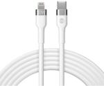 Forever Flexible töltő- és adatátviteli kábel, USB Lightning, 2, 0 m, 20W, fehér (GSM115426-doweryfikacji)
