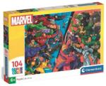 Clementoni 25061 - Marvel Hősök kontra Gonosztevők - 104 db-os puzzle (25061)