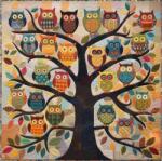 bboldin PT-375 - Colorful Owl Tree - 1000 db-os puzzle (PT-375)