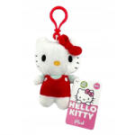 Durabo Hello Kitty plüss táskaklipp, 12 cm - piros (2289520)
