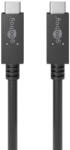 Wentronic 49254 USB kábel USB 3.2 Gen 2 (3.1 Gen 2) 1 M USB C 20 Gbit/s 100 W Fekete (49254)