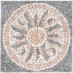 divero Márványmozaik "Nap" motívum 90 × 90 cm (HF55586)