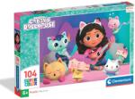 Clementoni Puzzle Clementoni, Gabby's Dollhouse, 104 piese (N00025033_001w) Puzzle