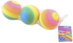 Retoys Szivárvány színű labda, 8 cm 3 db/csomag Ajánlott 3-6 éves korig unisex (45484)