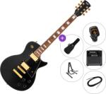PSD Guitars LSP-100 Premium SET Black Chitară electrică