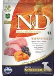 N&D ND Dog Pumpkin Puppy Mini 7kg dovleac, catelus jahna, castravete (L4-81609)