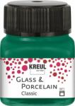 Kreul Classic Vopsea pentru sticla si portelan Verde Închis 20 ml 1 buc (<![CDATA[16225]]>)