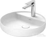Duravit VITRIUM DuroCast UltraResist 46 cm-es pultra ültethető mosdó 1 csaplyukkal, matt fehér 2662463271 (2662463271)