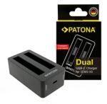 Patona Incarcator Patona dual pentru Insta360 X5 CINSBAHA cu cablu USB-C