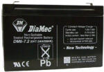 DIAMEC DM672 szünetmentes akkumulátor, zselés, 6V 7, 2Ah (DM672) - akkuboltencs