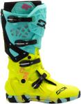 SIDI Crossair X motoros csizma mentás-fluo sárga