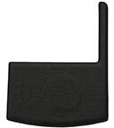 ANRO LED Profile ALP-057 Fekete - Végzáró elem alumínium profilhoz, műanyag, fekete - Bal oldali (LP407B-END-LEFT)