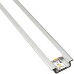 Lumines Type-Z Ezüst - Süllyeszthető LED szalagos alu profil (Opál PMMA búrával) (LUMINES-Z2-S + LUMINESB2-K2020-PMML PMMA)