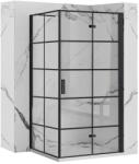 Rea Cabina de dus dreptunghiulara cu usa pliabila Rea Molier 100x90 negru (KPL-K6963)
