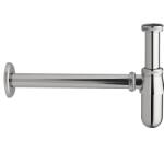 REMER Sifon rigid pentru lavoar Remer Rubinetterie 970Z114, diametru 32 mm, lungime 250 mm, alama cromata, finisaj lucios (970Z114)