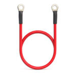 Qoltec Akkumulátor kábel, 10 AWG, piros, 60 cm. 50986 (50986)