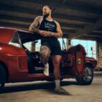 GymBeam Мъжки потник Lifting Society Stringer Black S
