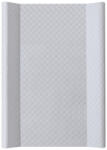 Ceba Baby Comfort Caro Grey Pelenkázó Alátét 2 Szegéllyel és Merev Lappal 50x70cm - Prémium Minőségű, Stabil és Könnyen Tisztítható Pelenkázófelület Babáknak
