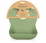 Petite & Mars Take & Match Szilikon Előke Sweet Pea - Állítható, BPA-mentes és Könnyen Tisztítható Előke 6 Hónapos Kortól