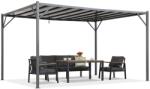 Garden Point Antracit Paros 3x4m terasz pergola szúnyoghálóval Garden Point (GAP1258)