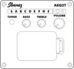 Ibanez 5EM2T-F Preamp AEQ2T Flat akusztikus előerősítő egység