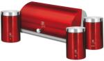 Berlinger Haus Set cutie paine si 3 recipiente bucatarie Burgundy Edition Berlinger Haus BH 6729