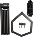 Master Lock Zár Összecsukható Acél Láncszemek, Tartóval, Fekete fekete