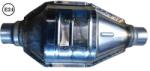 SBAutoparts Univerzális ovál kerámiabetétes katalizátor, Ø55mm, 700-2500 cm³, EURO2