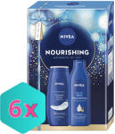 Nivea Nourishing Moments of Joy Ajándékcsomag - Krémtusfürdő 250 ml+ Testápoló tej 250 ml KARTON - 6 db (K9005800394152)