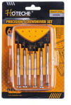 HOTECHE Csavarhúzó készlet 6 részes precíziós vegyes Hoteche (242006)