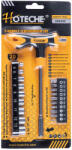 HOTECHE T-behajtó készlet 20 részes dugókulcsokkal+bit fejekkel Hoteche (250420)