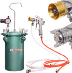 Technic 4 literes festőegység, festőpisztoly és 2 db fúvóka (teflon bevonatos tartály) PT25-77